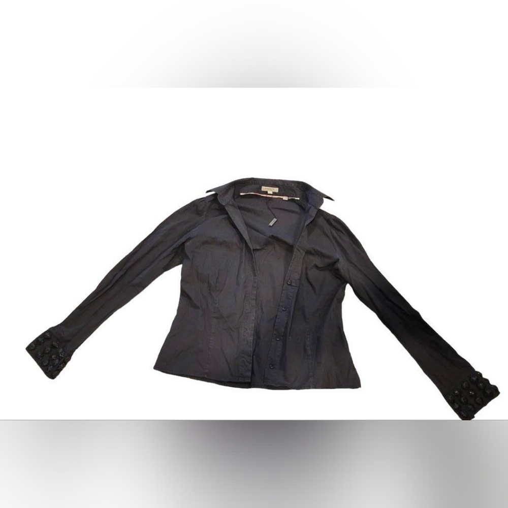 Burberry Black Women's Dress Shirt - Size 10